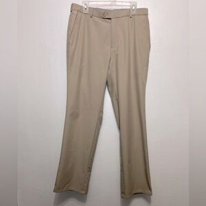 Peter Millar‎ Wickins Tan Chinos Versatile Cotton Blend Size 34